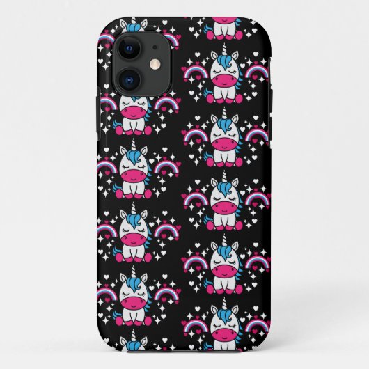 Little Girls Unicorn Pony Case-Mate iPhone Hülle (Rückseite)