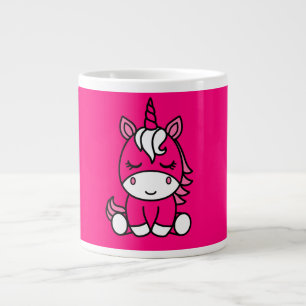 Little Girls Unicorn Pony Jumbo-Tasse