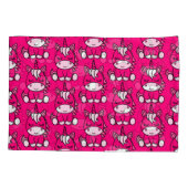 Little Girls Unicorn Pony Kissenbezug (Rückseite)