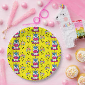 Little Girls Unicorn Pony Pappteller (Party)