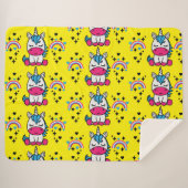 Little Girls Unicorn Pony Sherpadecke (Vorderseite (Horizontal))