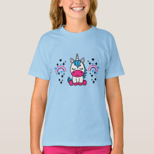 Little Girls Unicorn Pony T-Shirt