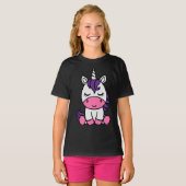 Little Girls Unicorn Pony T-Shirt (Vorne ganz)