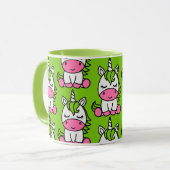 Little Girls Unicorn Pony Tasse (Vorderseite Links)