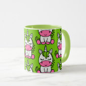 Little Girls Unicorn Pony Tasse (VorderseiteRechts)