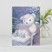 Little Gir's Einladungen zum Geburtstag (Stehend Vorderseite)