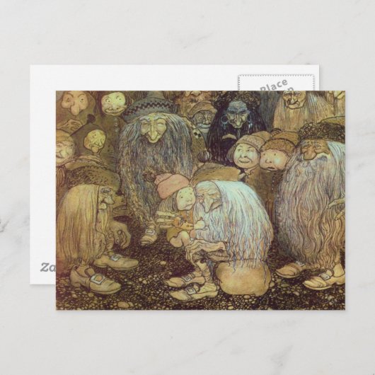 Little Gnome Boy Postkarte (Vorne/Hinten)