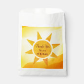 Little Gold Sunshine Modern Boho Birthday Geschenktütchen (Vorderseite)