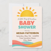 Little Golden Ray Celebration Einladung (Vorderseite)