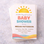 Little Golden Ray Celebration Einladung