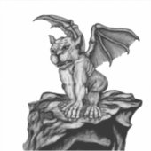 Little Golem Gargoyle Aufkleber (Vorderseite)