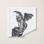Little Golem Gargoyle Badhandtuch Set (Waschlappen)