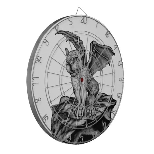 Little Golem Gargoyle Dartscheibe (Vorderseite Links)