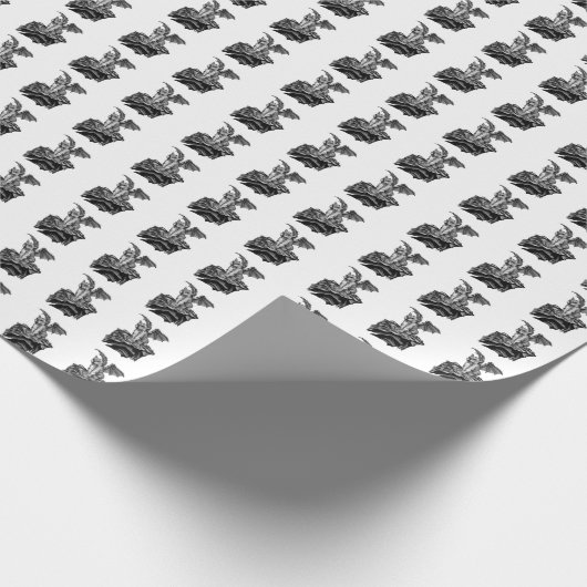 Little Golem Gargoyle Geschenkpapier (Ecke)