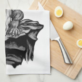 Little Golem Gargoyle Geschirrtuch (Viertel Falte)