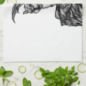 Little Golem Gargoyle Geschirrtuch (Gefaltet)