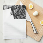 Little Golem Gargoyle Geschirrtuch (Viertel Falte)