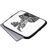 Little Golem Gargoyle Laptopschutzhülle (Vorne Knopf)