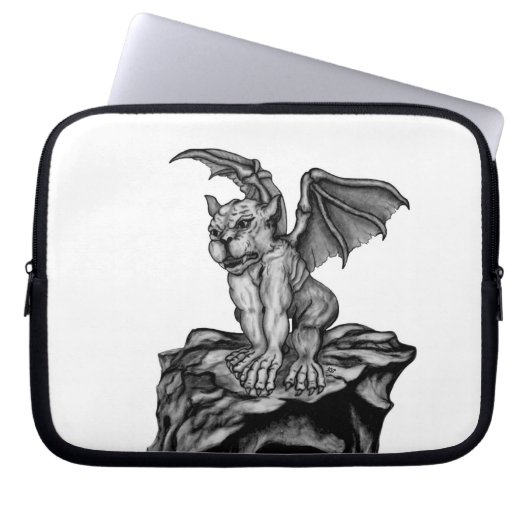 Little Golem Gargoyle Laptopschutzhülle (Vorderseite)