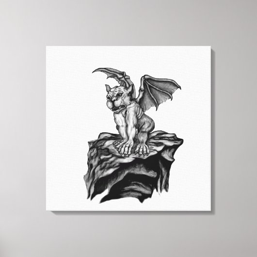 Little Golem Gargoyle Leinwanddruck (Vorderseite)