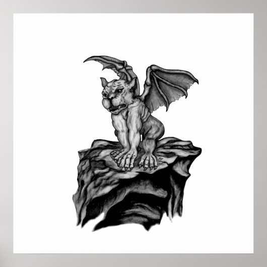 Little Golem Gargoyle Poster (Vorne)