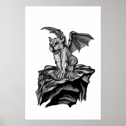 Little Golem Gargoyle Poster (Vorne)