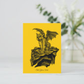 Little Golem Gargoyle Postkarte (Stehend Vorderseite)