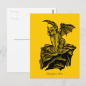Little Golem Gargoyle Postkarte (Vorne/Hinten)