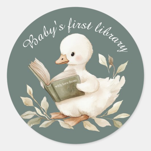 Little Goose Baby’s First Library Book Stickers (Vorderseite)