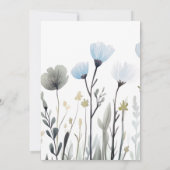 Little Goose Baby Shower Invitation Einladung (Rückseite)