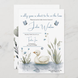 Little Goose Baby Shower Invitation Einladung