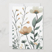 Little Goose Baby Sprinkle Invitation Einladung (Rückseite)