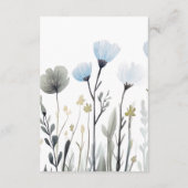 Little Goose Book Request Card Goose Baby Shower Begleitkarte (Rückseite)