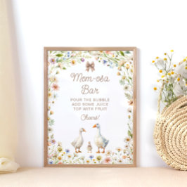 Little Gose Baby Shower Mama-osa Bar Poster