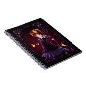 Little Goth Devil Girl Design 5 Note Book Notizblock (Rechte Seite)