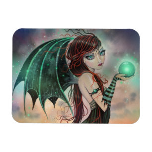 Little Gothic Vampire Fairy Fantasy Art Magnet