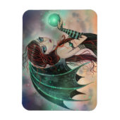 Little Gothic Vampire Fairy Fantasy Art Magnet (Vertikal)