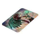 Little Gothic Vampire Fairy Fantasy Art Magnet (Linke Seite)