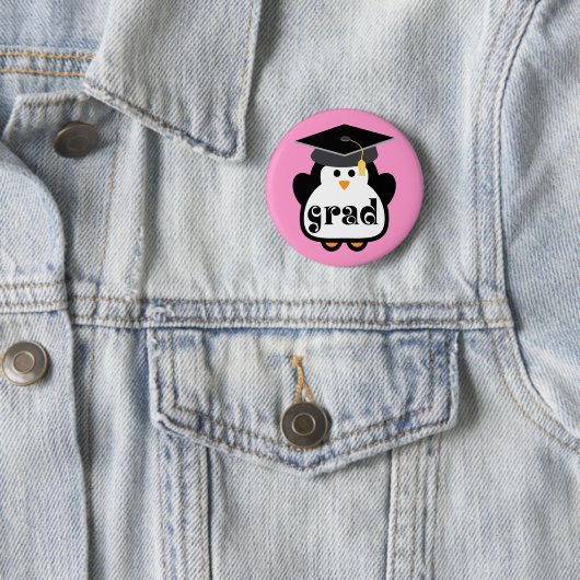 Little Grad Penguin Abschluss Gift Button (Beispiel)