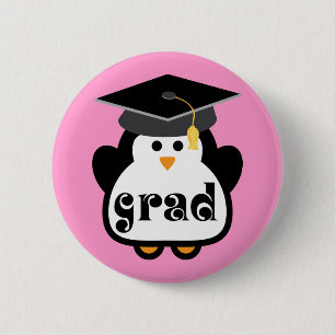 Little Grad Penguin Abschluss Gift Button