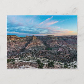 Little Grand Canyon Sunset - Wedge Overlook - Utah Postkarte