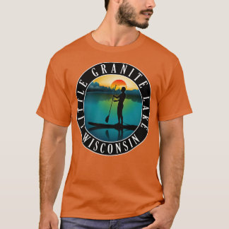 Little Granite Lake Wisconsin Paddleboarding T-Shirt