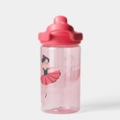 Little Grapefruit Happy Ballerina Personalisiert Trinkflasche (Rückseite)