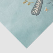 Little Green Bird Floral Tissue Paper Seidenpapier (Detail)