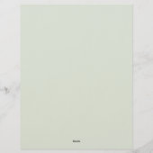 Little Green Diamonds Stationery Paper Briefbogen (Rückseite)