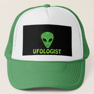 Little Green Man Alien Face Truckerkappe