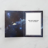 Little Green Man Alien Space Weihnachten (Innenseite)