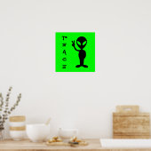 Little Green Man Poster (Küche)