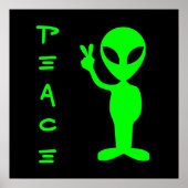 Little Green Man Poster (Vorne)