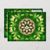 Little Green Man Postkarte (Vorne/Hinten)